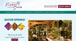 Desktop Screenshot of bostonflowershow.com